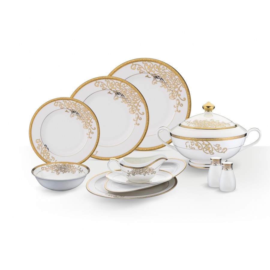 PYT-524 - Genova 74 Parça Bonechina Suplalı Y.Tk.